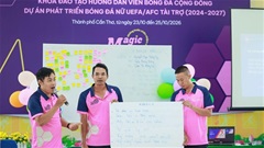 Dự án phát triển bóng đá nữ UEFA/AFC hỗ trợ (2024-2027): Lập kế hoạch huấn luyện  